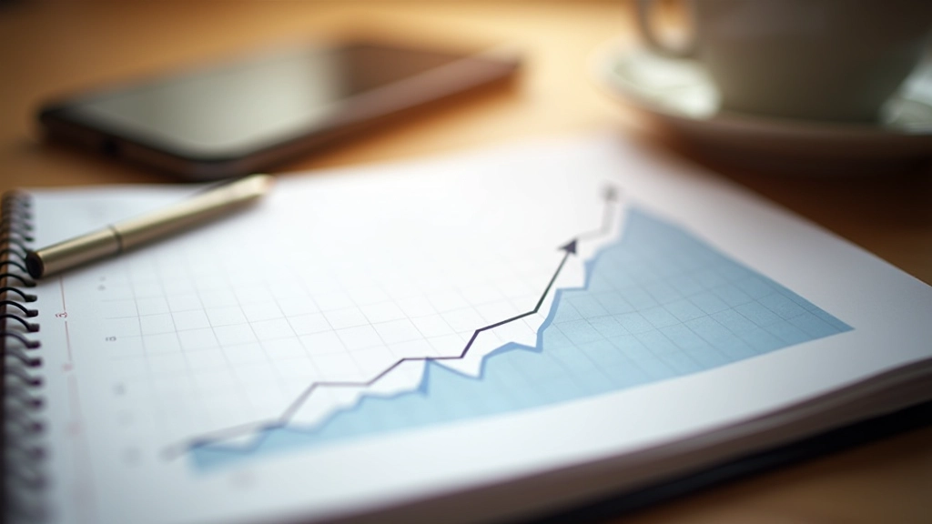 Graphique montrant la croissance progressive des écoutes musicales et des revenus sur 12 mois
